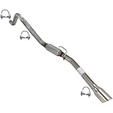 Exhaust Passenger Side Tail Pipe with Tips Compatible for 2011-2018 RAM 1500 5.7L | Stainless Steel | Northeastern Exhaust | Free Clamps Included | Direct-Fitment