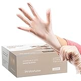 FifthPulse Clear Vinyl Disposable Gloves Small 50