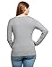 Meaneor Women Plus Size V-Neck Button Down Long Sleeve Soft Knit Cardigan Sweater(L-4XL)