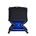 FUGU Luggage ROLLUX Expandable Suitcase! Trendy Luggage That Doubles in Size - Fashionable Suitcase - Carry on Luggage to Full Suitcase - USB Port - Water Resistant - Modern Luggage (Blue)