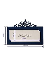 Asa Bridal Crafts - Tarjetas de lugar Tarjetas de Nombre, cuadro 24 pcs