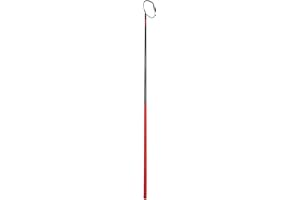 BUBBA 5 Foot Gaff with 3 Inch Stainless Steel Offset Hook, Non-Slip Grip Handles and Carbon Fiber Shaft for Fishing, Boating and Outdoors
