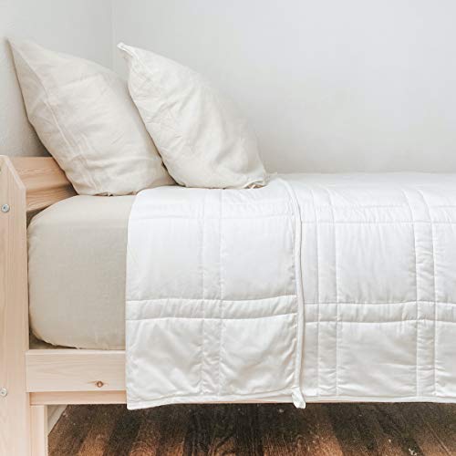 Baloo Soft 20lb Weighted Blanket, Heavy Cotton Quilted Blanket from in