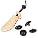 APIKA Two Way Shoe Stretcher Shoe Tree Natural Wood Set of 2 Unisex (L)