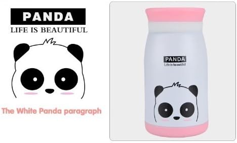 Cute Animals Cartoon Series Stainless Steel Vacuum Thermal Bottle Travel Mug Korean Big Belly Cup White Panda 350ml by Youthus