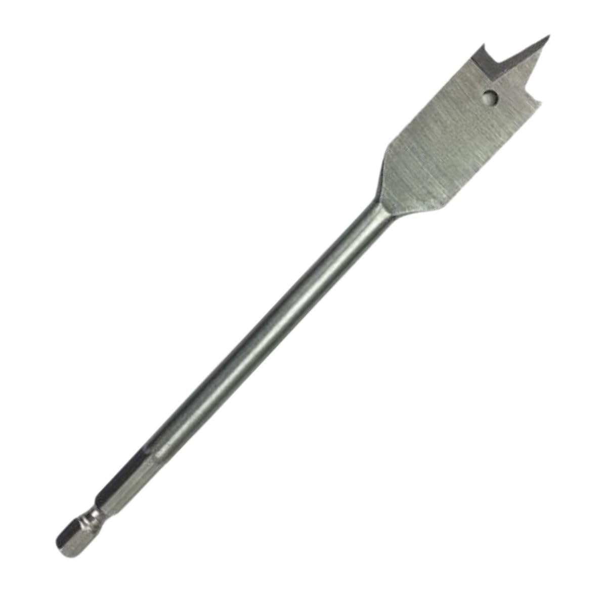 Drill America DMS71-0015 Carbon Steel Spade Bit, Polished Finish, Spiral Flute, 1-1/4" Size, 6" Length (Pack of 1)