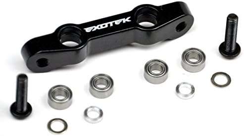 Exotek RC 1566 Steering Rack Bearing Supported Fits RB6/SC6/ST6, Black
