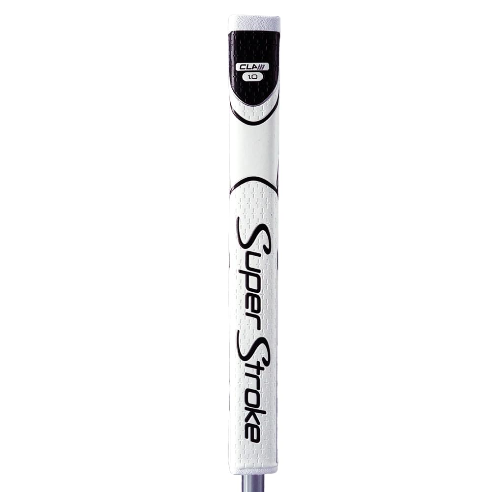 SuperStroke Golf Zenergy Claw 1.0 Putter Grip (White/Black)