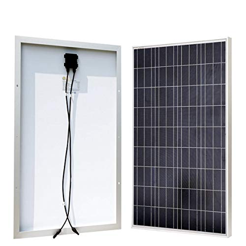 LCS 100 Watt 12 Volt Polycrystalline Solar Panel 100W 12 Volts Battery Charging