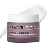 Solawave Probiotic Korean Cloud Cream Moisturizer with Peptides & Hyaluronic Acid | Solabiome Prebiotic Barrier Boosting Complex – Skincare for Aging & Dryness, 1.7 Oz.