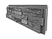 NextStone Polyurethane Faux Stone Panel - Slatestone - Pewter for Home Improvements/DIY Friendly (8 Panels per Box)