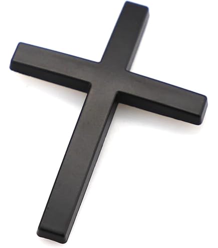 2 Pcs Metal Jesus Christ Cross Badge Stickers, Metal Cross For Car