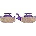 ECCPP fa413 Front（Right Left） Brake Pads Fits 2005 2006 2007 Suzuki King Quad 700 LTA700X 4x4 Front Kevlar Carbon Fiber