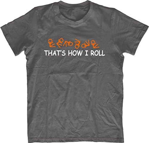 This is How I ROLL Stick Men Style - 100% Cotton Mens Funny T Shirt Comedy Adults T-Shirt