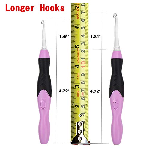 1 Sizes+Lighted+Crochet+Hooks+Set