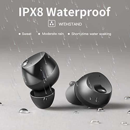Hestom S10 Bluetooth 5.0 True Wireless Earbuds, IPX8 Waterproof 30H Cyclic Playtime HI-FI Stereo Headphones with Type c… - Image 3