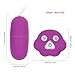 Wireless Vibrator for Women, Powerful Vibrating Egg Massager of 20-Frequency with Remote Control for Body Muscle,Portable Stimulator Toy for Travel (Purple New）