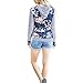 Lover-Beauty Women's Floral Print Long Sleeve Fashion Hoodie Pullover Sweatshirts