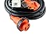 Power TechON RVC3001 25' 30 Amp RV Extension cord w/ Molded Connector and Handle