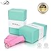 JBM international JBM Yoga Block plus strap with Metal D-Ring Yoga Brick Cork Yoga Block 6 colors - High Density EVA Foam Yoga Block to Support and Deepen Poses, Lightweight, Odor-Resistant