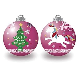 Arditex ZK50829 kerstballen, diameter 6 cm, 10 stuks van ZASKA eenhoorn