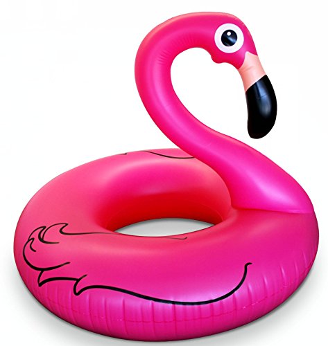 pink flamingo water toy