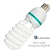 LimoStudio 45W CFL, Compact Fluorescent Light Bulb, 200 Watt Equivalent, 5500K Pure White Balance Daylight for Photography Video Studio, Multi Purpose, AGG868