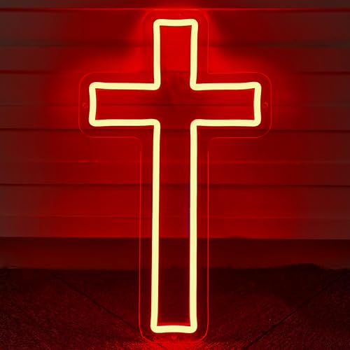 Jesus Cross Neon Sign