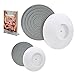 BabyBliss 4-Pack Baby Gate Wall Cups | High End Set of 2 Large + 2 Medium Wall Savers for Baby Gates | Top Wall Protectors for Child and Pet Protection + E-Book On Child Safety at Home