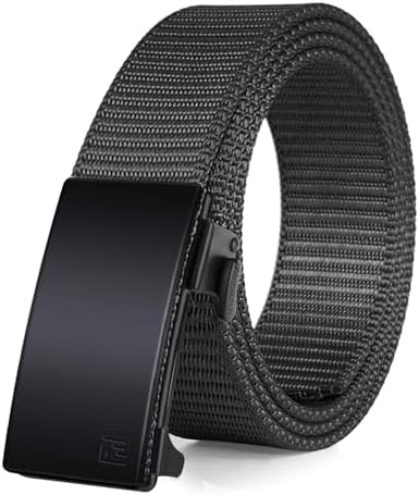 CHAOREN Nylon Ratchet Belts for Men - Adjustable Web Belt