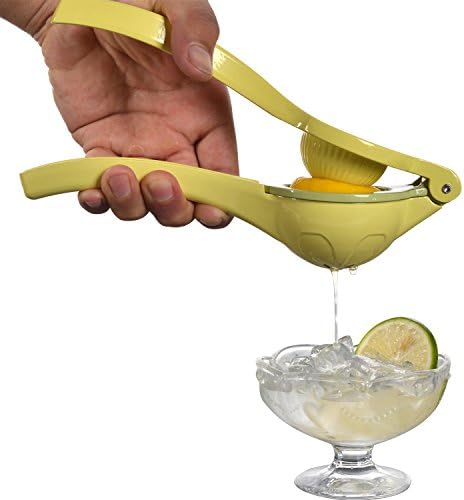 Wanleo Top Rated Easy Grip Premium Quality Thickened Metal Lemon Lime Squeezer - Manual Citrus Press Juicer