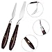5 pcs Painting Mixing Scraper, Marrywindix Stainless Steel Spatula Palette Knife Oil Painting Accessories Color Mixing