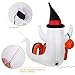 YUNLIGHTS 5 Foot Halloween Inflatable Ghost, Blow Up Ghost with Internal LED Lights for Indoor Outdoor Yard Lawn Art Halloween Decoration