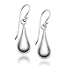 Silverline - Sterling Silver Polished Teardrop Dangle Earrings