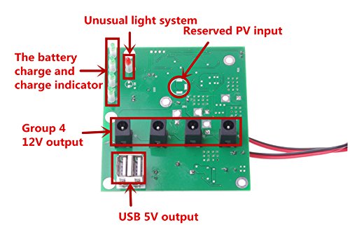SMAKN Bare PCB board 4DC 12V/5A , 2 USB 5V/3A Small solar home system, Solar system controller - Thumbnail 7