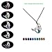 Fineder 1 Pack Mermaid Mood Necklace Color Change Pendant Jewelry for little Girls with Blue Shell Necklace Gift Box