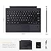 EADOU Microsoft Surface Pro 6 Keyboar Case/Surface Pro 5 (Pro 2017) / Pro 4 / Pro 3 Cover(12.3 in.), Surface Case with Keyboar, 7-Color LED Backlit, Lightweight Slim Wireless Keyboard
