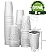 SafeWare Disposable Coffee Cups and lids 16 oz (1000 sets) - To Go Coffee Cups, | Hot Beverages | Expresso | Tea | Coffee - Poly- Coated with Rolled Edge Restaurant Grade