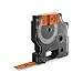 DYMO Industrial Labels for DYMO Industrial Rhino Label Makers, Black on Orange, 1/2