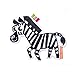 Manhattan Toy Wimmer-Ferguson Crinkle Zebra Baby Sensory Toy with Ribbon Tags