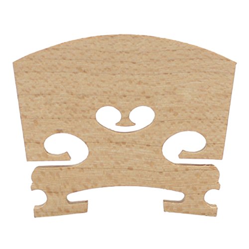 image for Jili Online Durable Replacement Maple Bridge for 1/8 Violin Fitted Ins