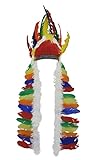 Native American Big Chief Indian Feather Headdress Hat