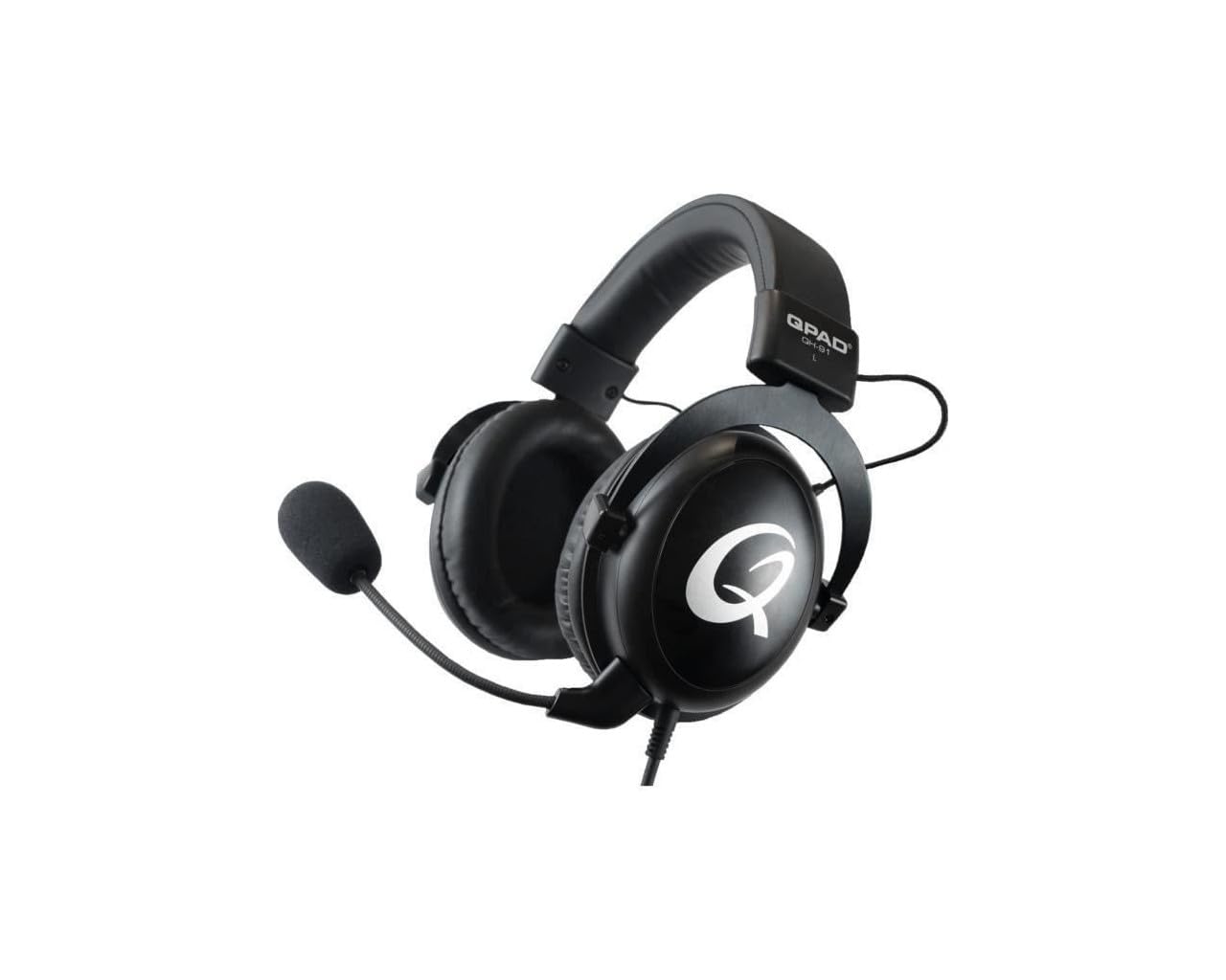 QPAD QH-91High End Stereo Gaming Headset, Closed Ear, Noise Cancelling Detachable Microphone
