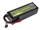 Youme 3S RC Lipo Battery 6000mah 11.1V 50C Max 100C Hard Case Deans T Plug RC Traxxas ,RC Car, Truck, Buggy, Boat, Heli Drone（5.43x1.81x1.54inch 0.94lb