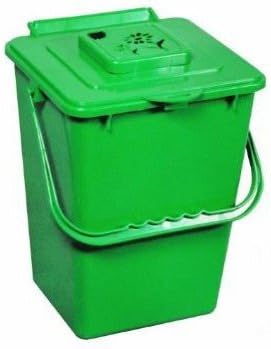 2.4 Gallon Kitchen Composter Compost Waste Collector Bin - Green