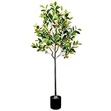 Gresorth 5Feet Fake Orange Tree Artificial Green