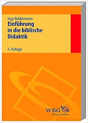 Einfuhrung In Die Biblische Didaktik Amazon De Baldermann Ingo Bucher