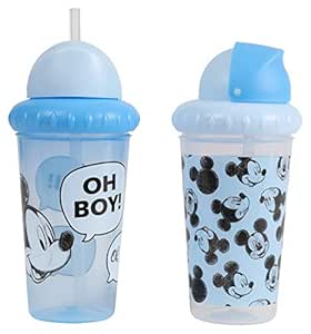 Disney Mickey Mouse 2Piece Pop Up Straw Infants Sipper Cup with OH Hello Print