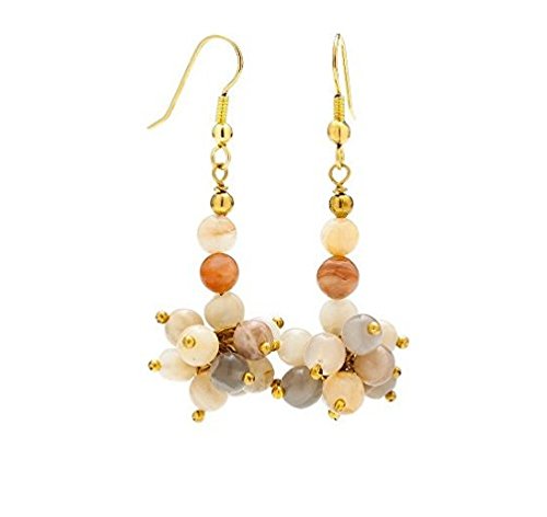 Mystic Self Rainbow Moonstone Gem Earrings