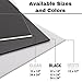 MIFFLIN Cast Plexiglass Sheet (Opaque Black, 1 Piece, 12x12 Inch, 0.118